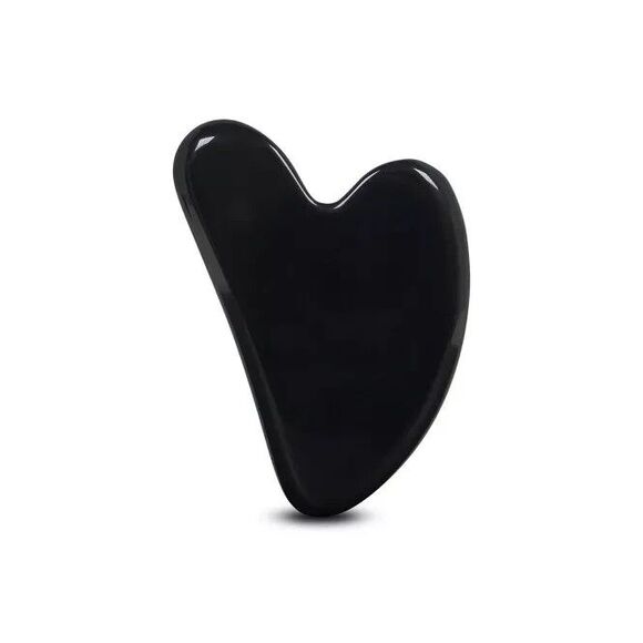 Plum Beauty Obsidian Sculpting Gua Sha Stone (Soothes & Depuffs) NEW SEALED!!! - Picture 1 of 6